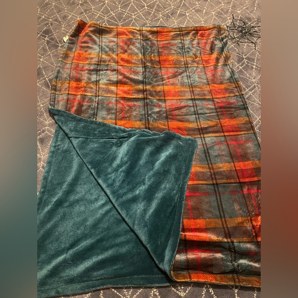 Better Homes And Gardens Bedding Super Soft Teal Plaid Blanket